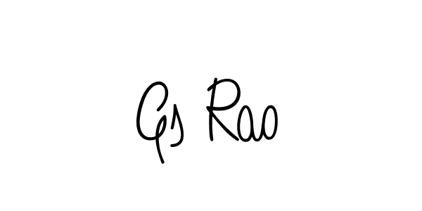 Similarly Angelique-Rose-font-FFP is the best handwritten signature design. Signature creator online .You can use it as an online autograph creator for name Gs Rao. Gs Rao signature style 5 images and pictures png