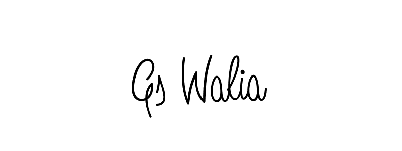 Also You can easily find your signature by using the search form. We will create Gs Walia name handwritten signature images for you free of cost using Angelique-Rose-font-FFP sign style. Gs Walia signature style 5 images and pictures png