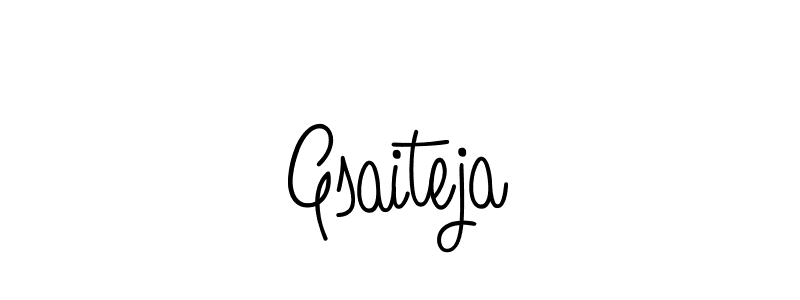 Also You can easily find your signature by using the search form. We will create Gsaiteja name handwritten signature images for you free of cost using Angelique-Rose-font-FFP sign style. Gsaiteja signature style 5 images and pictures png