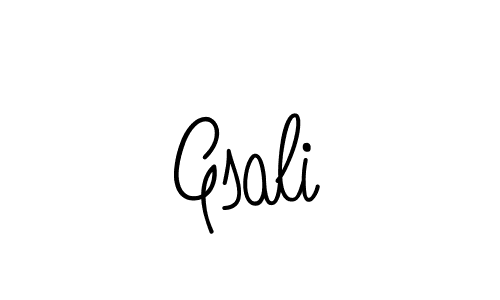 It looks lik you need a new signature style for name Gsali. Design unique handwritten (Angelique-Rose-font-FFP) signature with our free signature maker in just a few clicks. Gsali signature style 5 images and pictures png