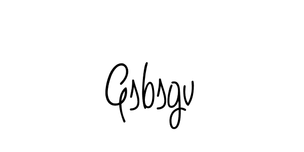 Design your own signature with our free online signature maker. With this signature software, you can create a handwritten (Angelique-Rose-font-FFP) signature for name Gsbsgv. Gsbsgv signature style 5 images and pictures png