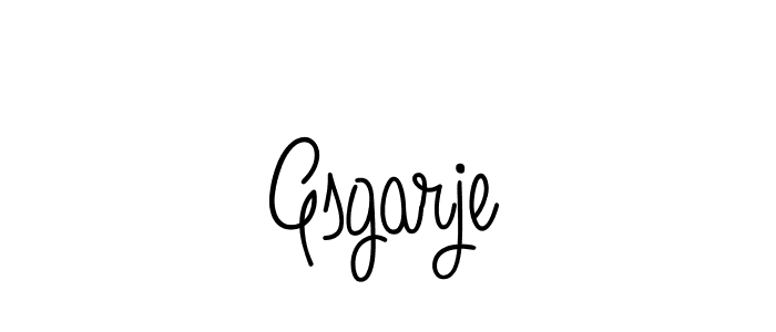 The best way (Angelique-Rose-font-FFP) to make a short signature is to pick only two or three words in your name. The name Gsgarje include a total of six letters. For converting this name. Gsgarje signature style 5 images and pictures png
