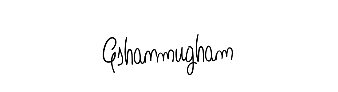 Create a beautiful signature design for name Gshanmugham. With this signature (Angelique-Rose-font-FFP) fonts, you can make a handwritten signature for free. Gshanmugham signature style 5 images and pictures png