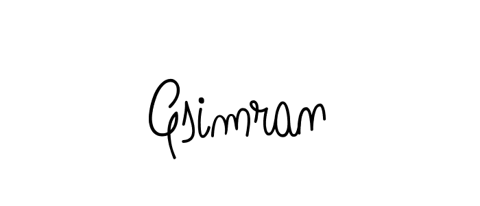 Here are the top 10 professional signature styles for the name Gsimran. These are the best autograph styles you can use for your name. Gsimran signature style 5 images and pictures png