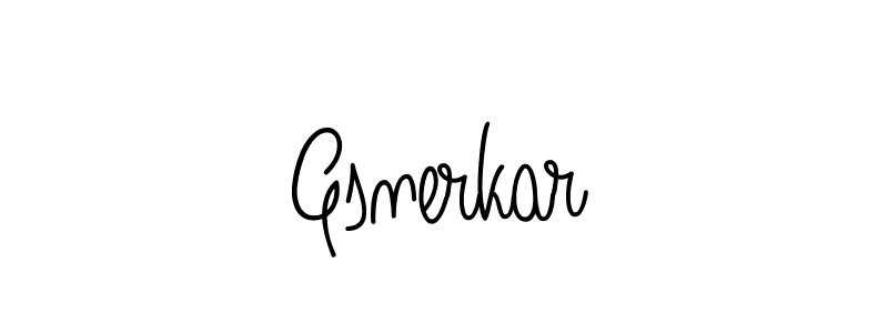 Once you've used our free online signature maker to create your best signature Angelique-Rose-font-FFP style, it's time to enjoy all of the benefits that Gsnerkar name signing documents. Gsnerkar signature style 5 images and pictures png