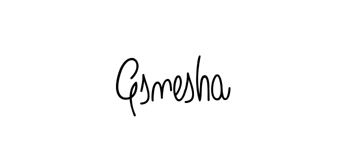 It looks lik you need a new signature style for name Gsnesha. Design unique handwritten (Angelique-Rose-font-FFP) signature with our free signature maker in just a few clicks. Gsnesha signature style 5 images and pictures png
