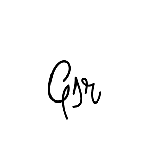 Make a beautiful signature design for name Gsr. Use this online signature maker to create a handwritten signature for free. Gsr signature style 5 images and pictures png