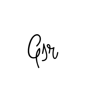 Make a beautiful signature design for name Gsr. Use this online signature maker to create a handwritten signature for free. Gsr signature style 5 images and pictures png