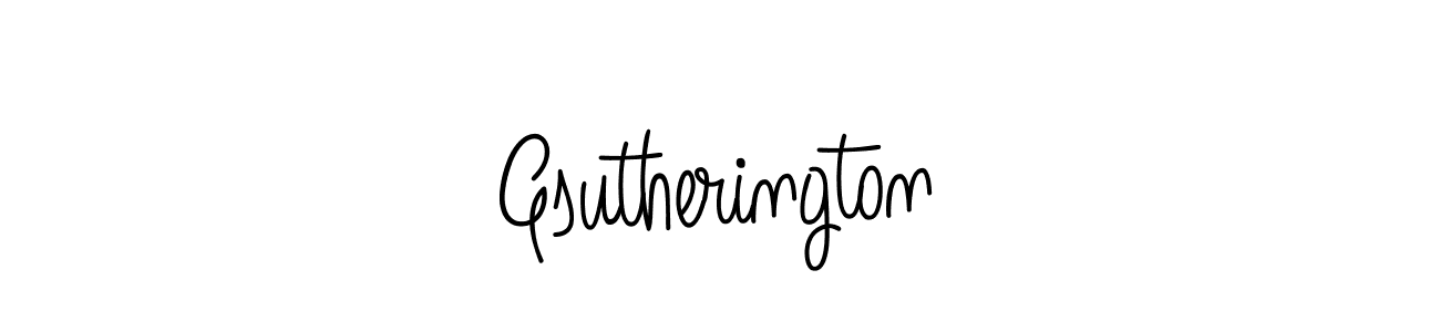 Best and Professional Signature Style for Gsutherington. Angelique-Rose-font-FFP Best Signature Style Collection. Gsutherington signature style 5 images and pictures png