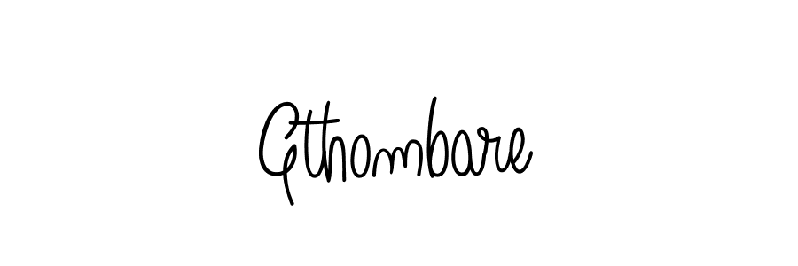 How to make Gthombare name signature. Use Angelique-Rose-font-FFP style for creating short signs online. This is the latest handwritten sign. Gthombare signature style 5 images and pictures png