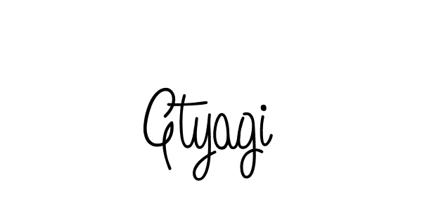 The best way (Angelique-Rose-font-FFP) to make a short signature is to pick only two or three words in your name. The name Gtyagi include a total of six letters. For converting this name. Gtyagi signature style 5 images and pictures png