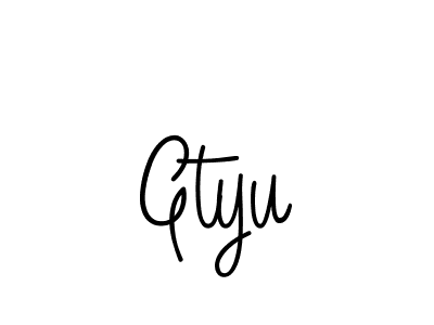 Make a beautiful signature design for name Gtyu. Use this online signature maker to create a handwritten signature for free. Gtyu signature style 5 images and pictures png