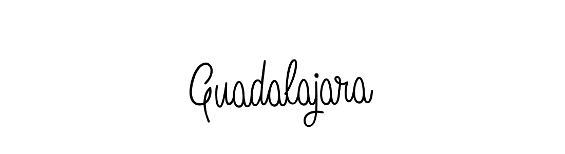Angelique-Rose-font-FFP is a professional signature style that is perfect for those who want to add a touch of class to their signature. It is also a great choice for those who want to make their signature more unique. Get Guadalajara name to fancy signature for free. Guadalajara signature style 5 images and pictures png