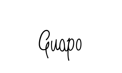 Also You can easily find your signature by using the search form. We will create Guapo name handwritten signature images for you free of cost using Angelique-Rose-font-FFP sign style. Guapo signature style 5 images and pictures png