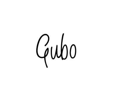 Create a beautiful signature design for name Gubo. With this signature (Angelique-Rose-font-FFP) fonts, you can make a handwritten signature for free. Gubo signature style 5 images and pictures png