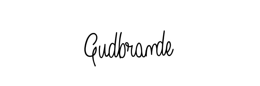 Angelique-Rose-font-FFP is a professional signature style that is perfect for those who want to add a touch of class to their signature. It is also a great choice for those who want to make their signature more unique. Get Gudbrande name to fancy signature for free. Gudbrande signature style 5 images and pictures png