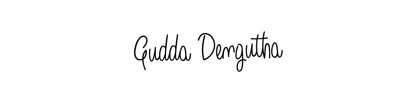 Once you've used our free online signature maker to create your best signature Angelique-Rose-font-FFP style, it's time to enjoy all of the benefits that Gudda Dengutha name signing documents. Gudda Dengutha signature style 5 images and pictures png