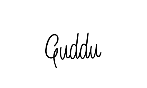 Once you've used our free online signature maker to create your best signature Angelique-Rose-font-FFP style, it's time to enjoy all of the benefits that Guddu name signing documents. Guddu signature style 5 images and pictures png