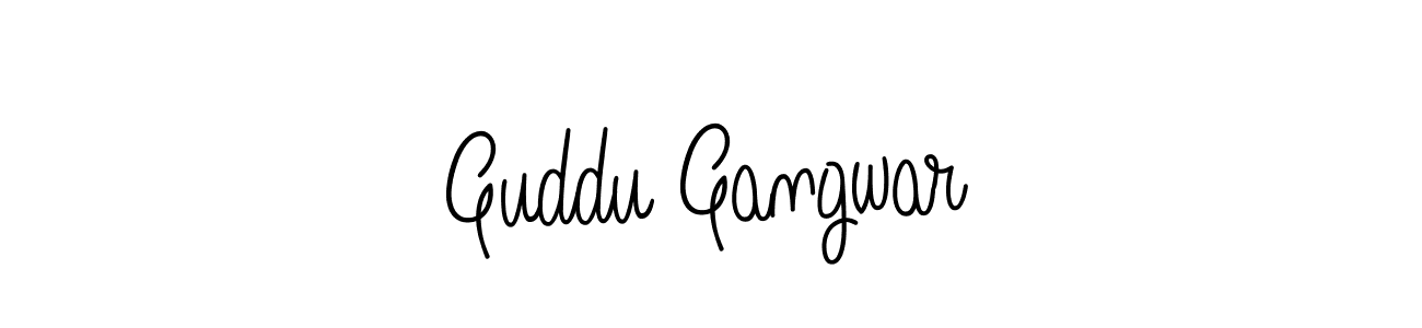 You can use this online signature creator to create a handwritten signature for the name Guddu Gangwar. This is the best online autograph maker. Guddu Gangwar signature style 5 images and pictures png