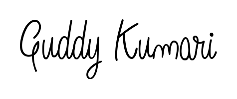 Angelique-Rose-font-FFP is a professional signature style that is perfect for those who want to add a touch of class to their signature. Get Guddy Kumari name fancy signature for free. Guddy Kumari signature style 5 images and pictures png