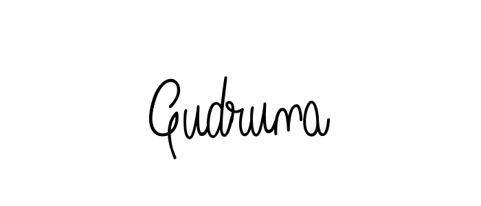 You should practise on your own different ways (Angelique-Rose-font-FFP) to write your name (Gudruna) in signature. don't let someone else do it for you. Gudruna signature style 5 images and pictures png
