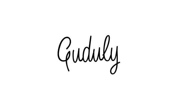 Also we have Guduly name is the best signature style. Create professional handwritten signature collection using Angelique-Rose-font-FFP autograph style. Guduly signature style 5 images and pictures png