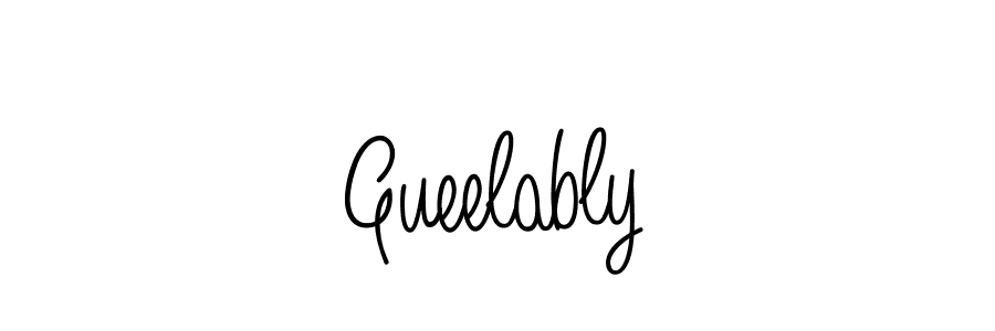 How to Draw Gueelably signature style? Angelique-Rose-font-FFP is a latest design signature styles for name Gueelably. Gueelably signature style 5 images and pictures png