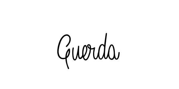 Create a beautiful signature design for name Guerda. With this signature (Angelique-Rose-font-FFP) fonts, you can make a handwritten signature for free. Guerda signature style 5 images and pictures png