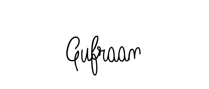 Create a beautiful signature design for name Gufraan. With this signature (Angelique-Rose-font-FFP) fonts, you can make a handwritten signature for free. Gufraan signature style 5 images and pictures png