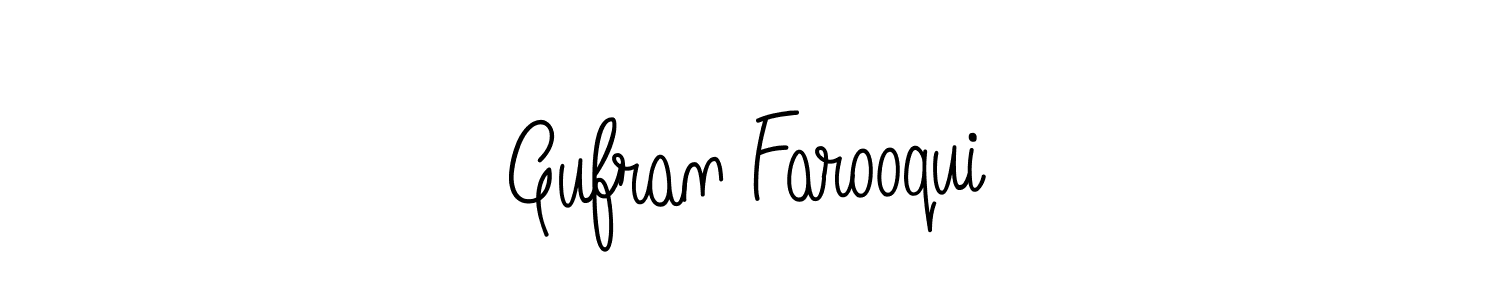 Also we have Gufran Farooqui name is the best signature style. Create professional handwritten signature collection using Angelique-Rose-font-FFP autograph style. Gufran Farooqui signature style 5 images and pictures png