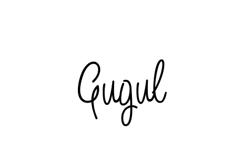 Create a beautiful signature design for name Gugul. With this signature (Angelique-Rose-font-FFP) fonts, you can make a handwritten signature for free. Gugul signature style 5 images and pictures png