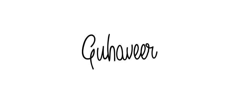 How to make Guhaveer name signature. Use Angelique-Rose-font-FFP style for creating short signs online. This is the latest handwritten sign. Guhaveer signature style 5 images and pictures png
