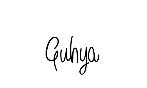 Also we have Guhya name is the best signature style. Create professional handwritten signature collection using Angelique-Rose-font-FFP autograph style. Guhya signature style 5 images and pictures png