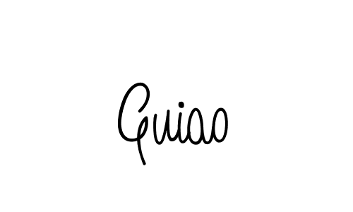Make a beautiful signature design for name Guiao. Use this online signature maker to create a handwritten signature for free. Guiao signature style 5 images and pictures png