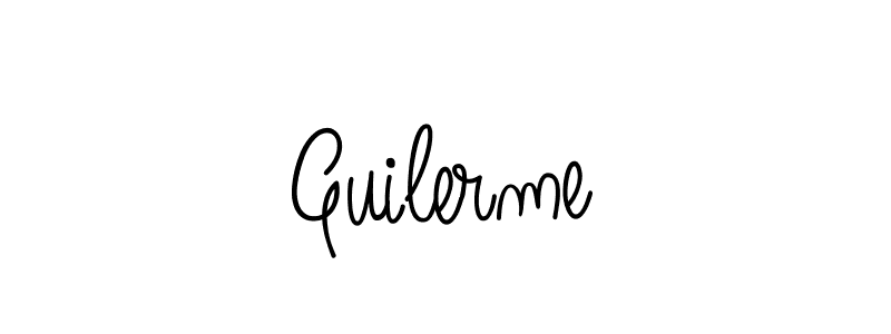 The best way (Angelique-Rose-font-FFP) to make a short signature is to pick only two or three words in your name. The name Guilerme include a total of six letters. For converting this name. Guilerme signature style 5 images and pictures png