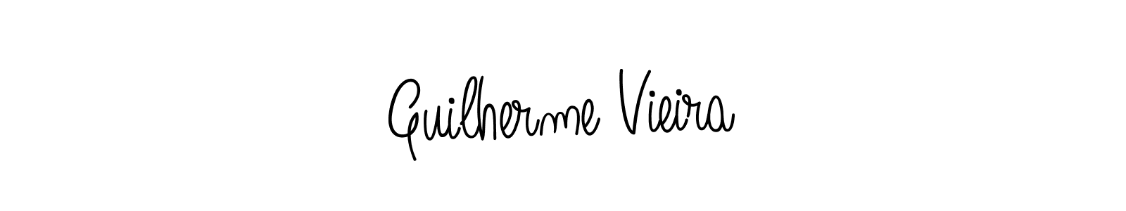 Create a beautiful signature design for name Guilherme Vieira. With this signature (Angelique-Rose-font-FFP) fonts, you can make a handwritten signature for free. Guilherme Vieira signature style 5 images and pictures png