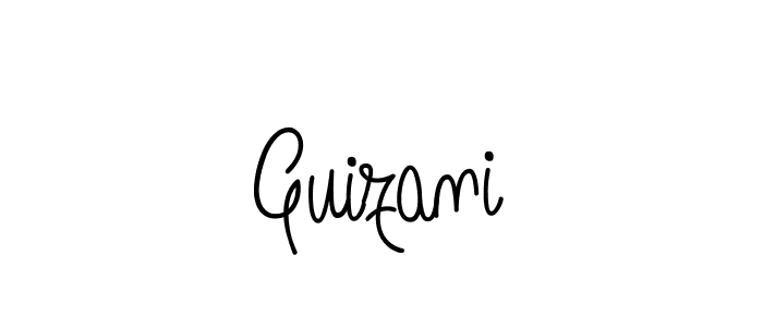 Create a beautiful signature design for name Guizani. With this signature (Angelique-Rose-font-FFP) fonts, you can make a handwritten signature for free. Guizani signature style 5 images and pictures png