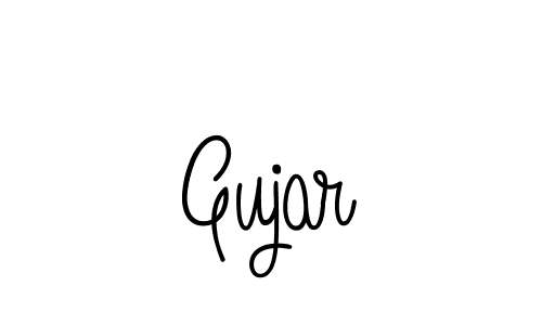 Gujar stylish signature style. Best Handwritten Sign (Angelique-Rose-font-FFP) for my name. Handwritten Signature Collection Ideas for my name Gujar. Gujar signature style 5 images and pictures png