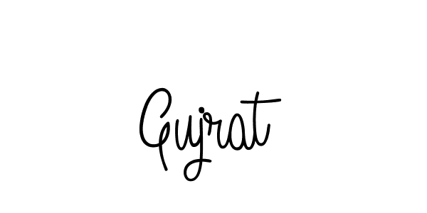 Use a signature maker to create a handwritten signature online. With this signature software, you can design (Angelique-Rose-font-FFP) your own signature for name Gujrat. Gujrat signature style 5 images and pictures png