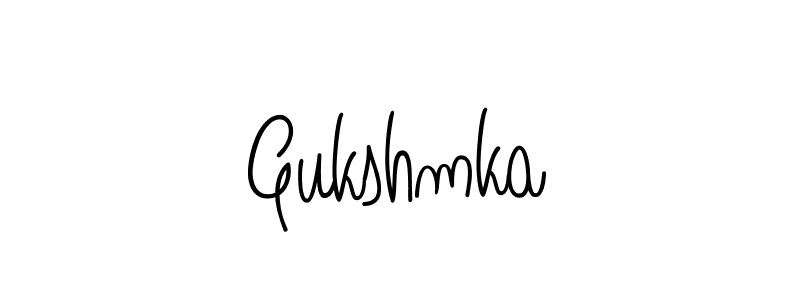 Angelique-Rose-font-FFP is a professional signature style that is perfect for those who want to add a touch of class to their signature. It is also a great choice for those who want to make their signature more unique. Get Gukshmka name to fancy signature for free. Gukshmka signature style 5 images and pictures png