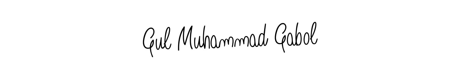Create a beautiful signature design for name Gul Muhammad Gabol. With this signature (Angelique-Rose-font-FFP) fonts, you can make a handwritten signature for free. Gul Muhammad Gabol signature style 5 images and pictures png