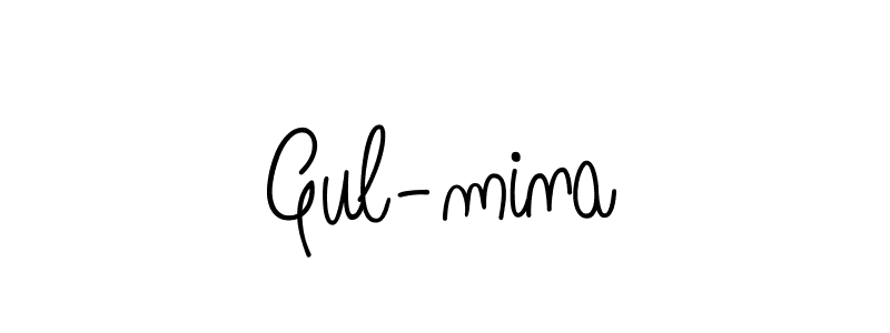 Here are the top 10 professional signature styles for the name Gul-mina. These are the best autograph styles you can use for your name. Gul-mina signature style 5 images and pictures png