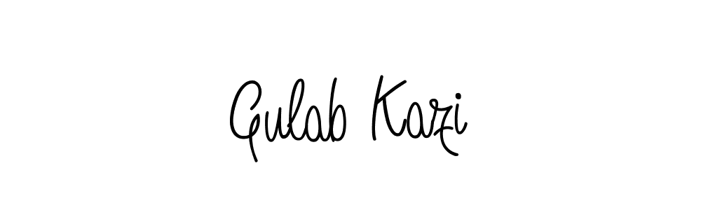 How to Draw Gulab Kazi signature style? Angelique-Rose-font-FFP is a latest design signature styles for name Gulab Kazi. Gulab Kazi signature style 5 images and pictures png