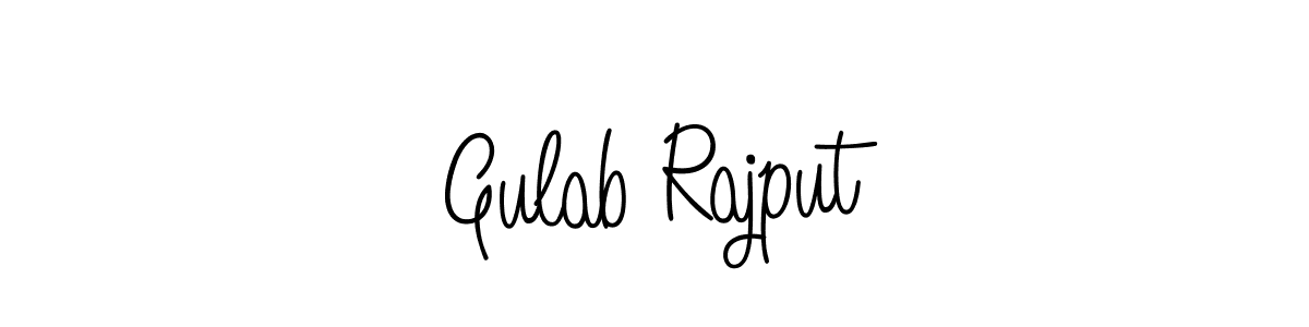 Create a beautiful signature design for name Gulab Rajput. With this signature (Angelique-Rose-font-FFP) fonts, you can make a handwritten signature for free. Gulab Rajput signature style 5 images and pictures png
