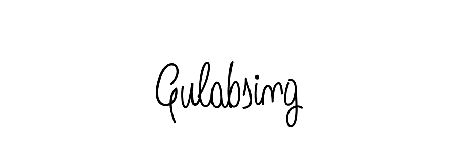 You can use this online signature creator to create a handwritten signature for the name Gulabsing. This is the best online autograph maker. Gulabsing signature style 5 images and pictures png