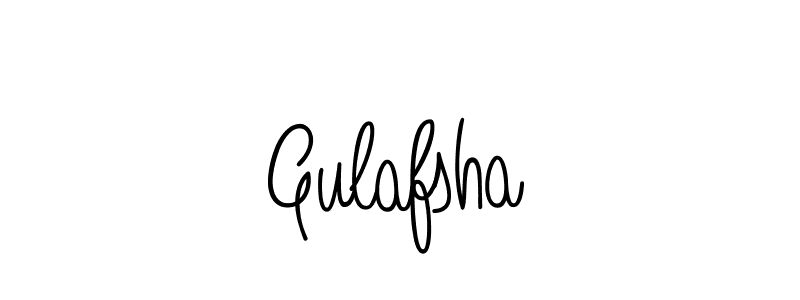 Design your own signature with our free online signature maker. With this signature software, you can create a handwritten (Angelique-Rose-font-FFP) signature for name Gulafsha. Gulafsha signature style 5 images and pictures png