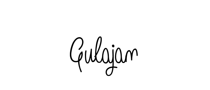 Gulajan stylish signature style. Best Handwritten Sign (Angelique-Rose-font-FFP) for my name. Handwritten Signature Collection Ideas for my name Gulajan. Gulajan signature style 5 images and pictures png