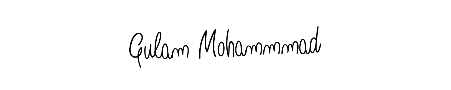 Create a beautiful signature design for name Gulam Mohammmad. With this signature (Angelique-Rose-font-FFP) fonts, you can make a handwritten signature for free. Gulam Mohammmad signature style 5 images and pictures png