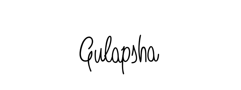 Make a beautiful signature design for name Gulapsha. With this signature (Angelique-Rose-font-FFP) style, you can create a handwritten signature for free. Gulapsha signature style 5 images and pictures png