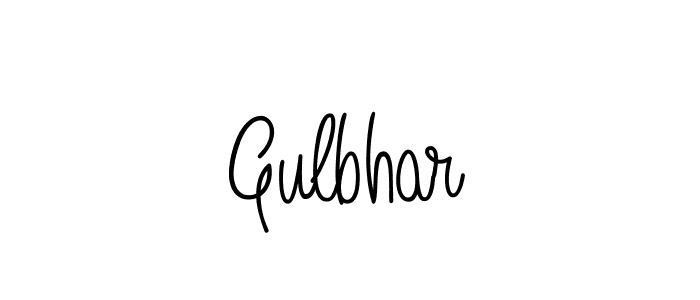 How to Draw Gulbhar signature style? Angelique-Rose-font-FFP is a latest design signature styles for name Gulbhar. Gulbhar signature style 5 images and pictures png